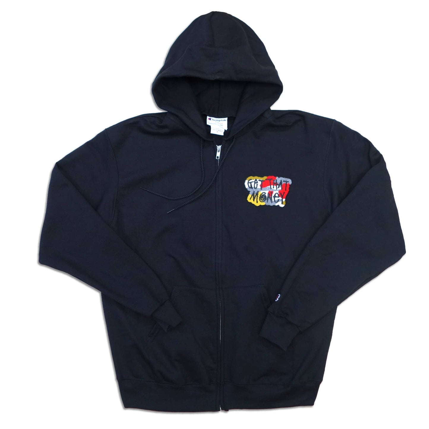 Parlor 23 X Champion "Skeleton Get That Money" Zip Hoodie