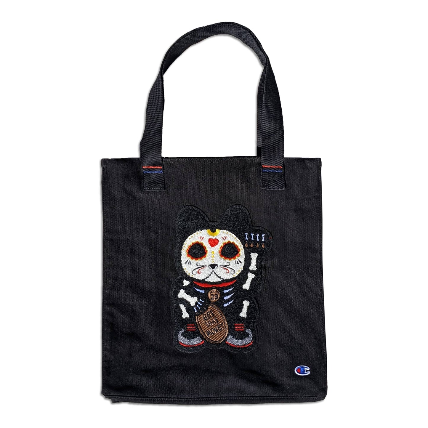 Parlor 23 X Champion "Skeleton Get That Money" Tote Bag