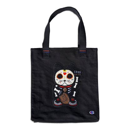 Parlor 23 X Champion "Skeleton Get That Money" Tote Bag