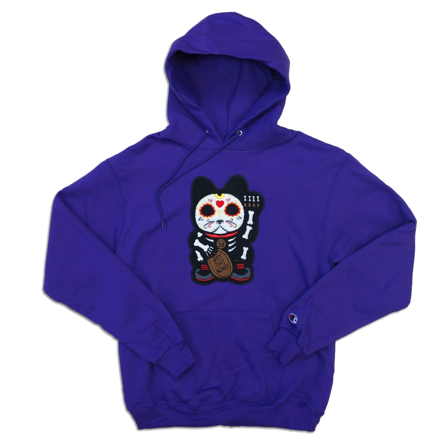 Parlor 23 X Champion "Skeleton Get That Money" Hoodie