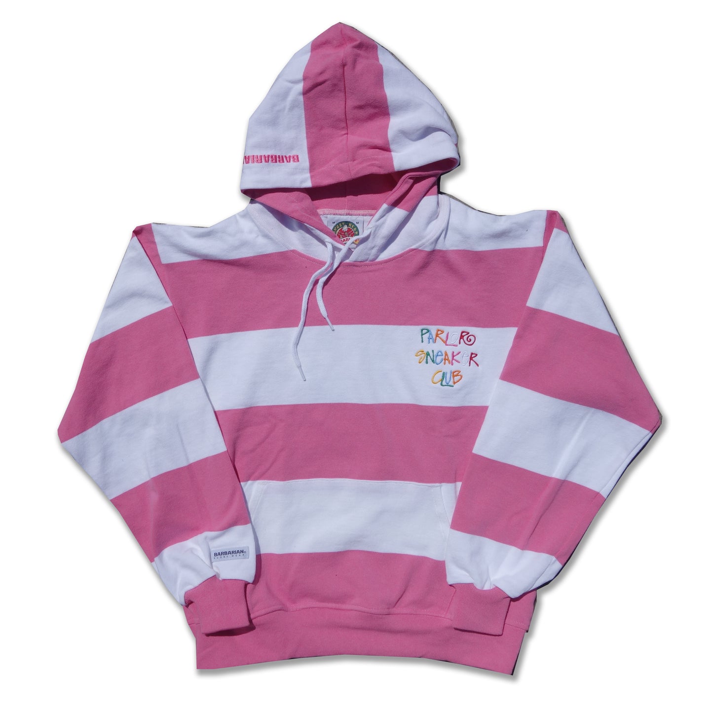 Parlor 23 x Barbarian "Grateful" Hoodie Striped