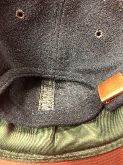 Parlor 23 "Krueger" (Forest Green Wool/Leather) Strapback