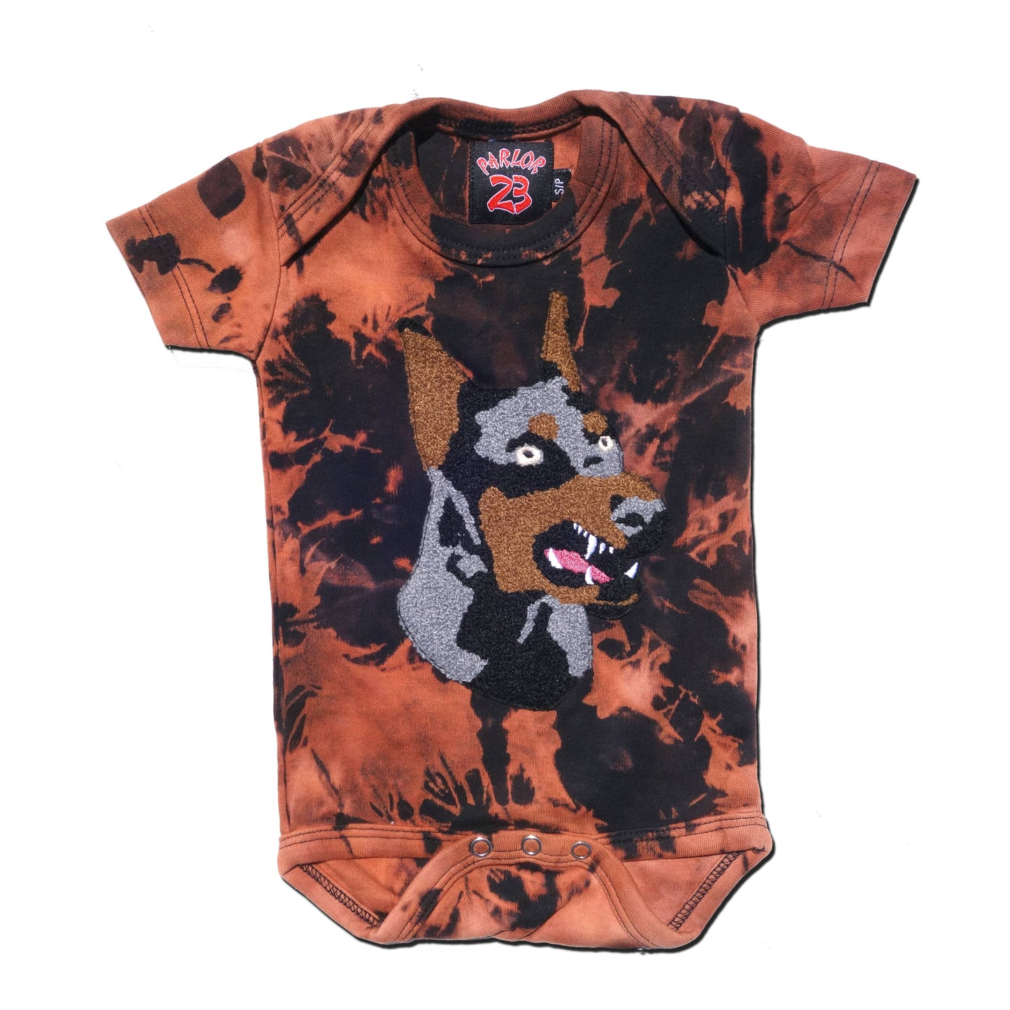 Parlor 23 X Dyed Chenille Infant "Krueger" Onesie