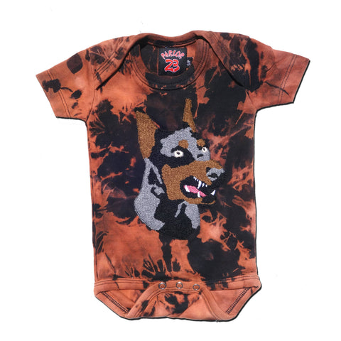 Parlor 23 X Dyed Chenille Infant "Krueger" Onesie