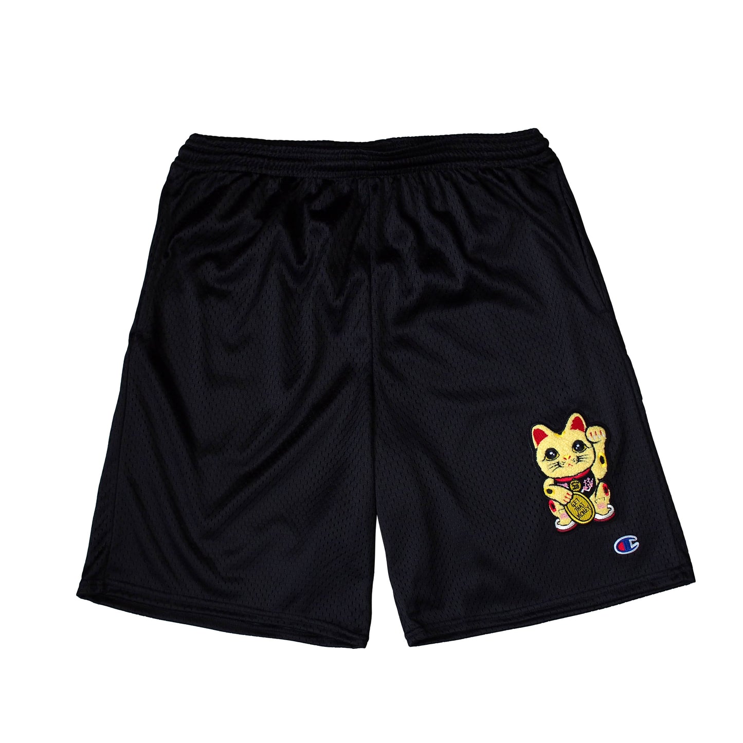 Parlor 23 x Champion Chenille "Patina Moneycat" Mesh Shorts