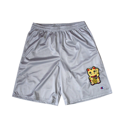 Parlor 23 x Champion Chenille "Patina Moneycat" Mesh Shorts