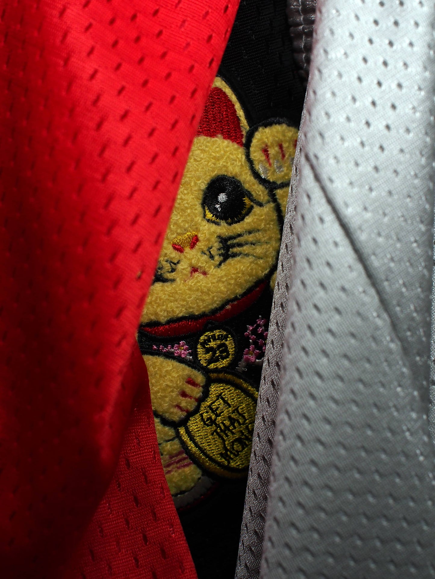 Parlor 23 x Champion Chenille "Patina Moneycat" Mesh Shorts