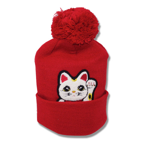 Parlor 23 "Get That Money" Pom Pom Beanie