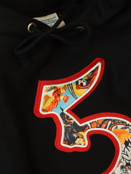 Parlor 23 X Champion RW  "5 Year Menu" Embroidered Hoodie