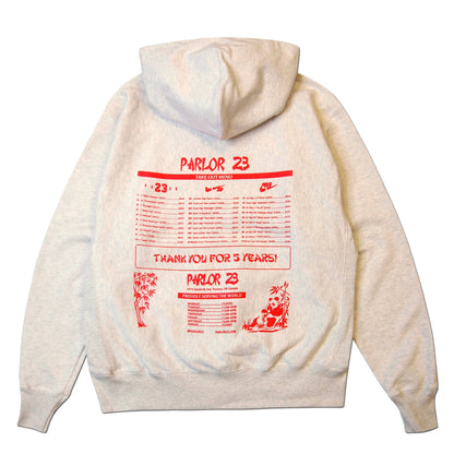 Parlor 23 X Champion RW  "5 Year Menu" Embroidered Hoodie