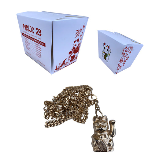 Parlor 23 "Get That Money" Pendant & Cuban Link Chain