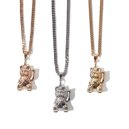 Parlor 23 X Sweet Jesus "Get That Money" Pendant & Cuban Link Chain