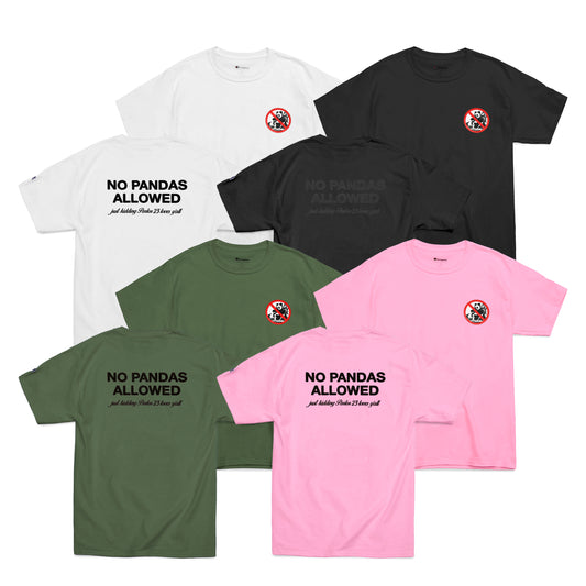 Parlor 23 x Champion "No Pandas Allowed" T-Shirt