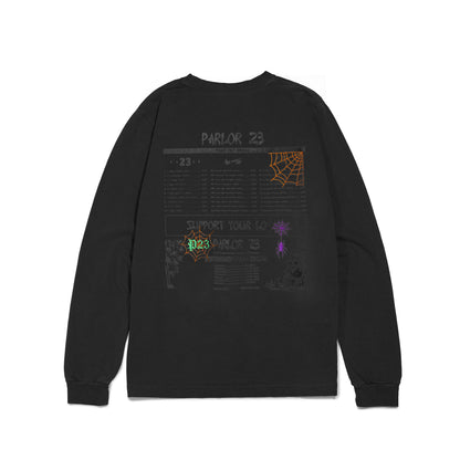 Parlor 23 "Spooky Menu" Made In Canada Heavyweight Longsleeve T-Shirt
