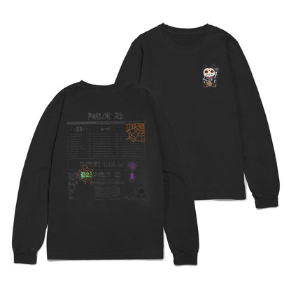 Parlor 23 "Spooky Menu" Made In Canada Heavyweight Longsleeve T-Shirt