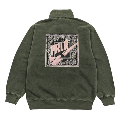 Parlor 23 "PRLR Swoosh Bandana" x Redwood Classics 1/4 Zip Sweater