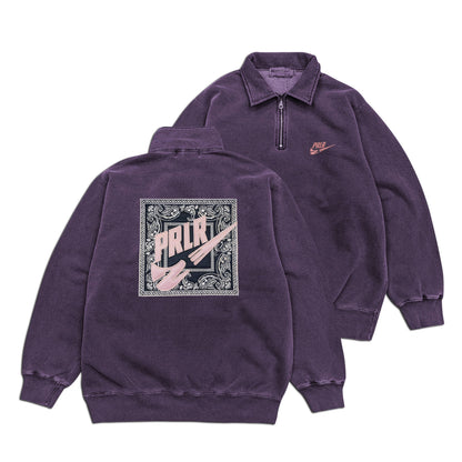 Parlor 23 "PRLR Swoosh Bandana" x Redwood Classics 1/4 Zip Sweater