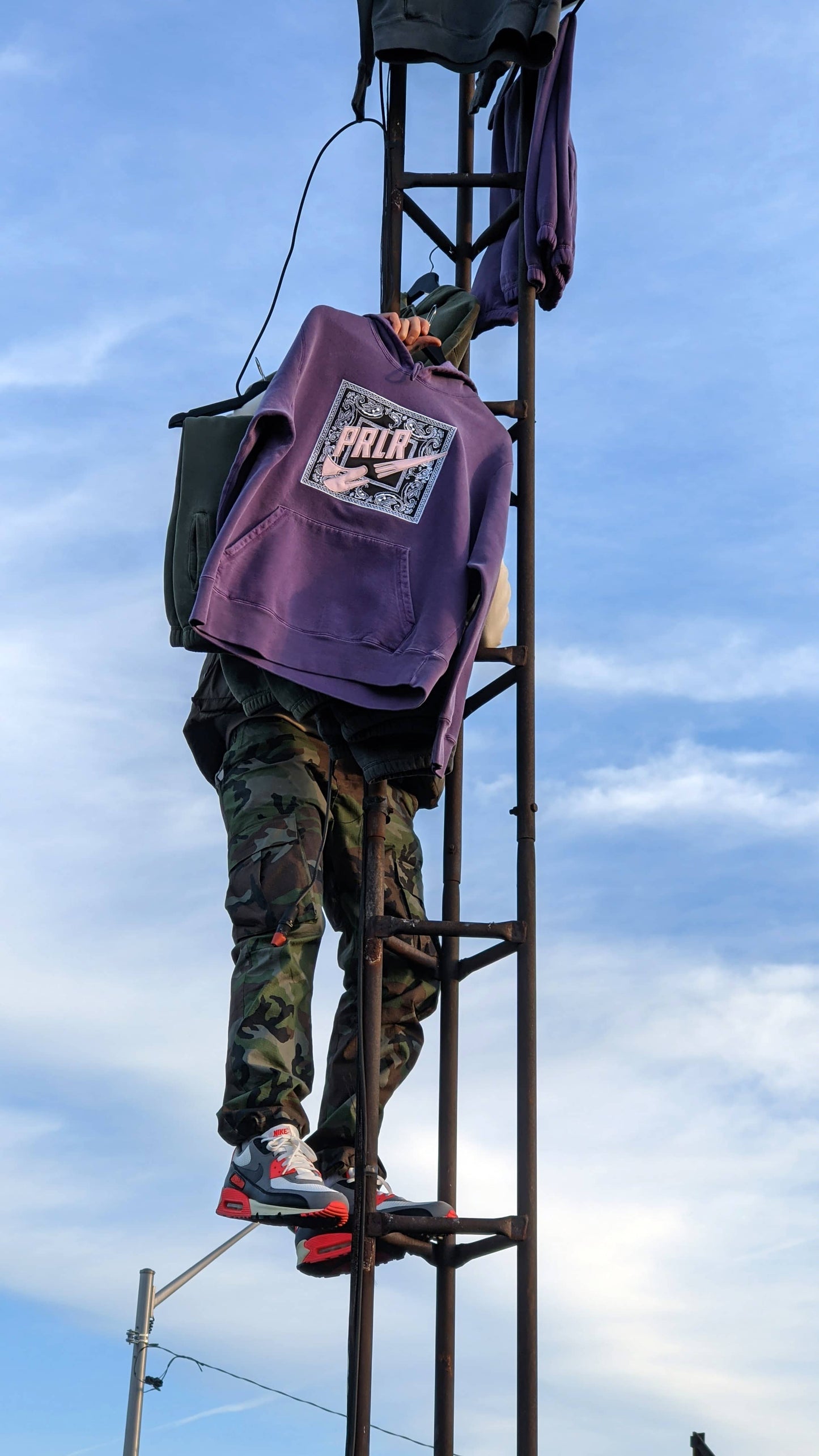 Parlor 23 "PRLR Swoosh Bandana" x Redwood Classics Hoodie