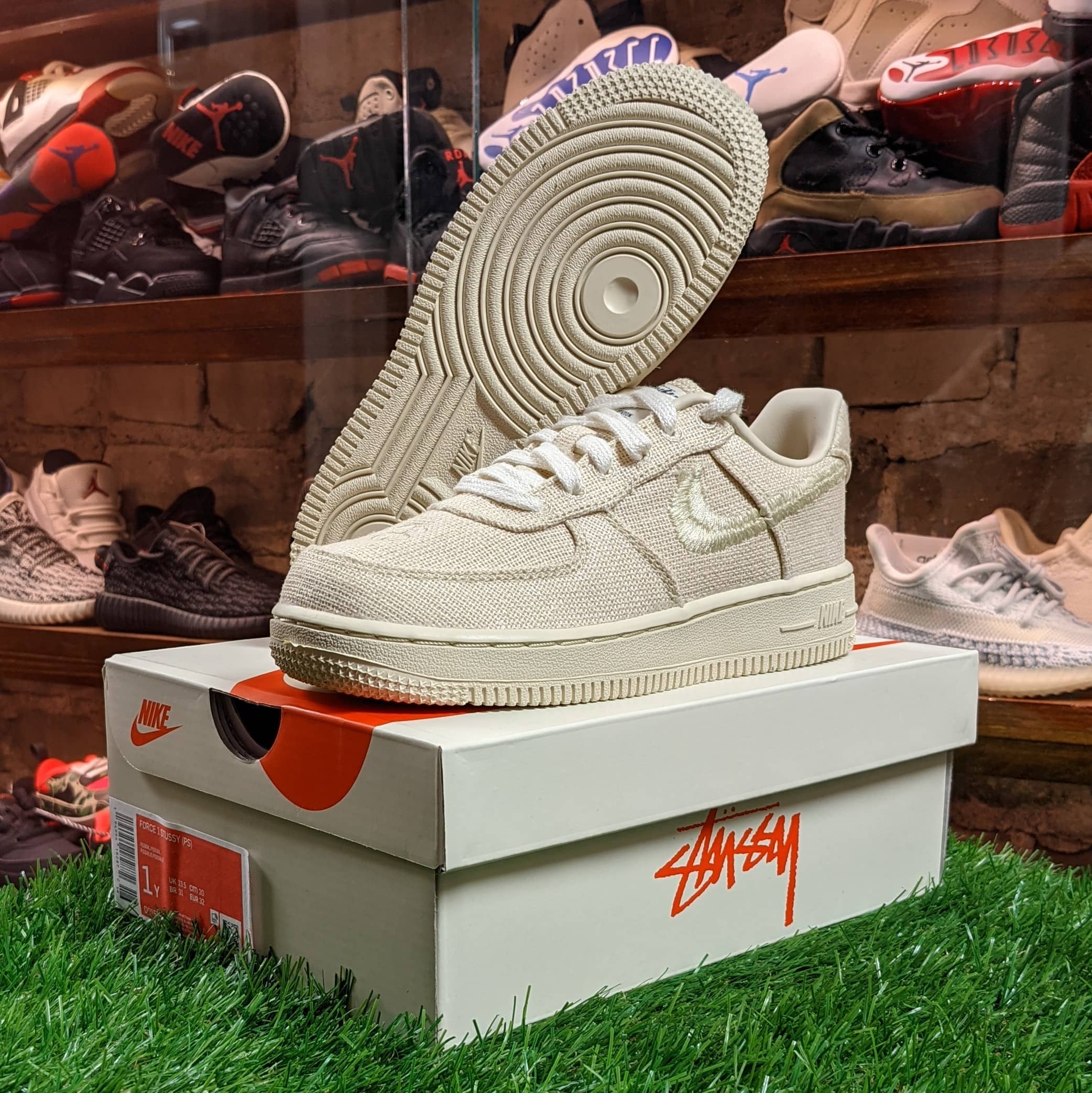 Nike air force 1 low stussy fossil (2020) Clearance