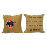 Parlor 23 Chenille "Keep Quiet" Throw Pillow