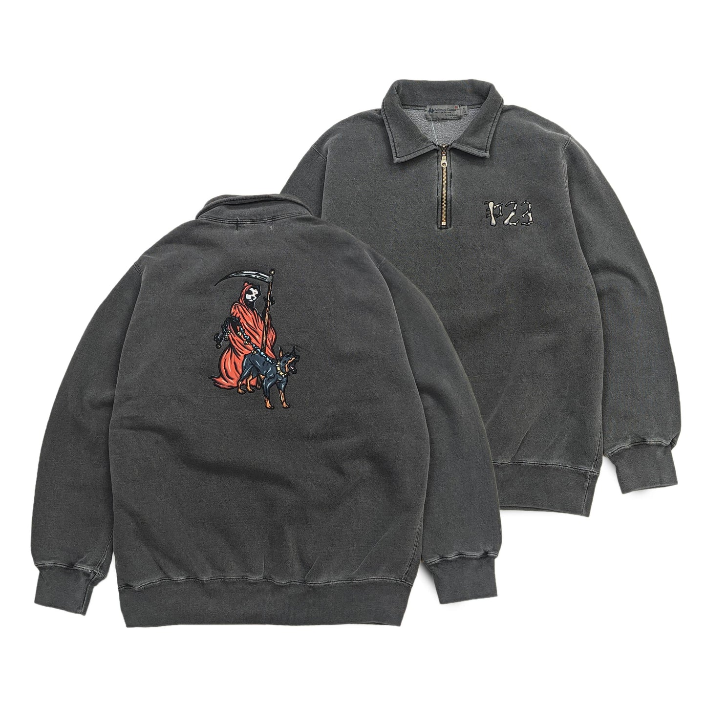 Parlor 23 "Krueger Reaper" x Redwood Classics 1/4 Zip Sweater