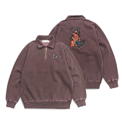 Parlor 23 "Krueger Reaper" x Redwood Classics 1/4 Zip Sweater