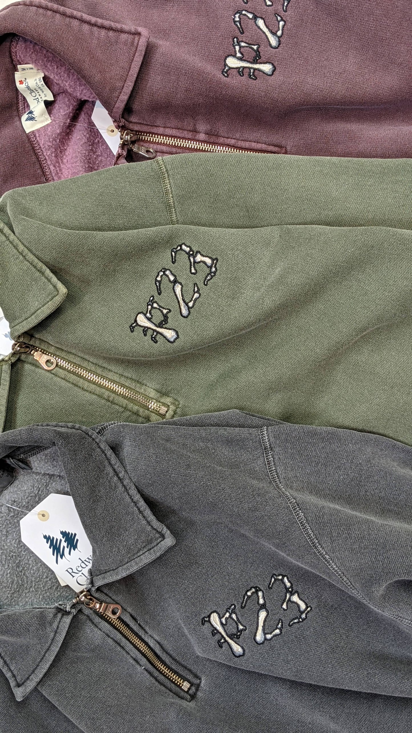 Parlor 23 "Krueger Reaper" x Redwood Classics 1/4 Zip Sweater