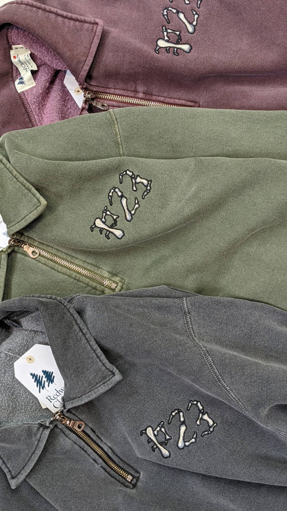 Parlor 23 "Krueger Reaper" x Redwood Classics 1/4 Zip Sweater
