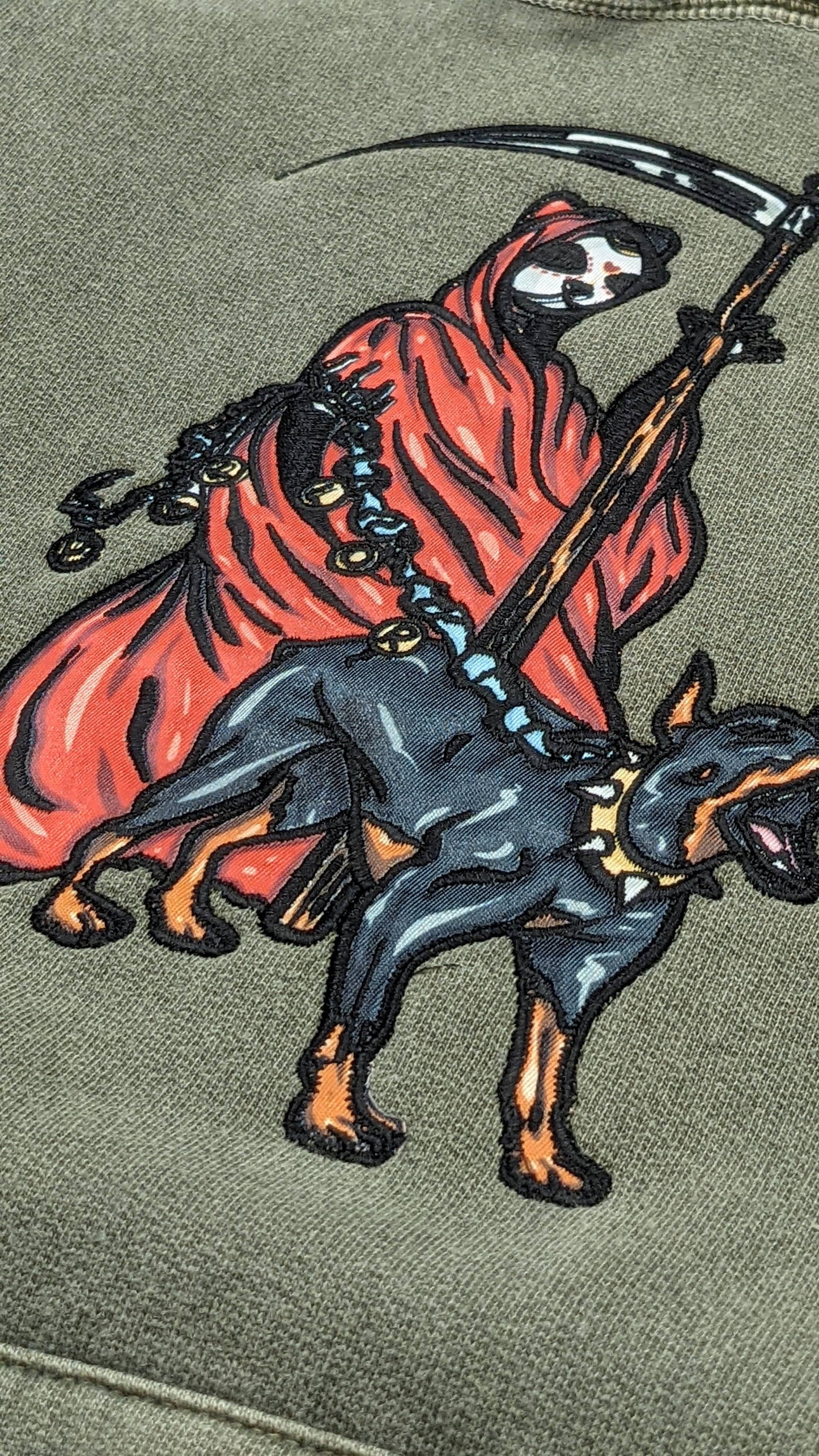 Parlor 23 "Krueger Reaper" x Redwood Classics 1/4 Zip Sweater