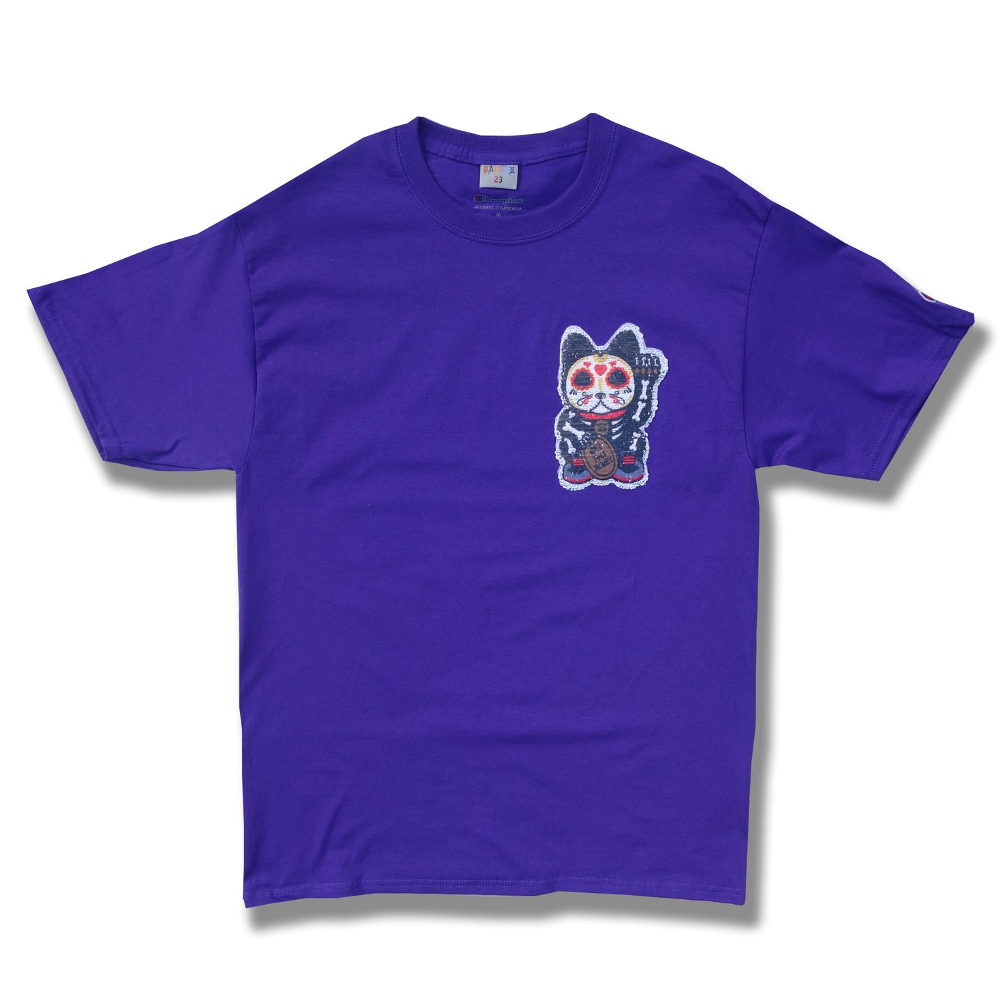 Parlor 23 X Champion Sequin 2 Way "Get that Money"  T-Shirt