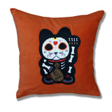 Parlor 23 "Skeleton Cat" Pillow