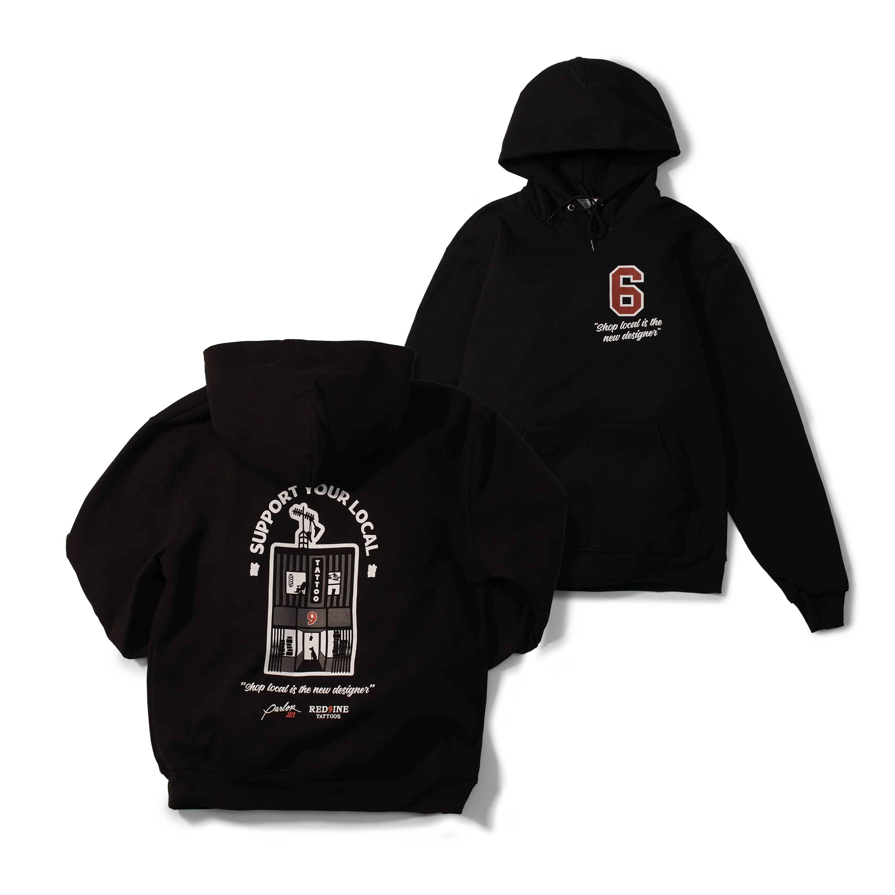 Parlor 23 X Champion "Support Your Local" Hoodie