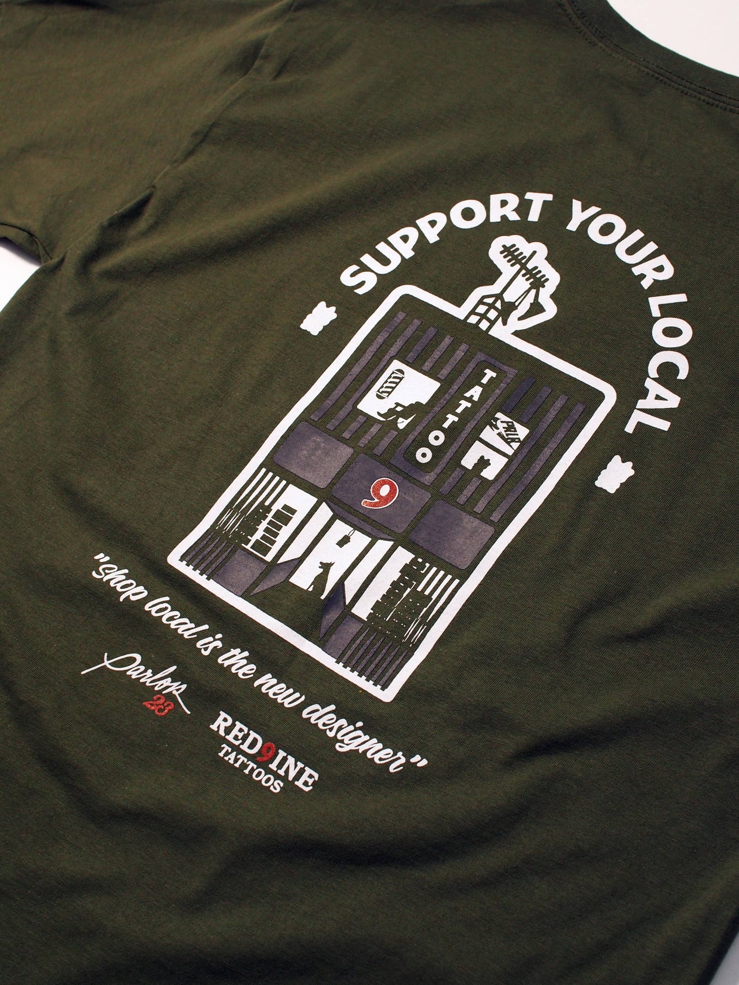 Parlor 23 X Champion "Support Your Local" T-Shirt