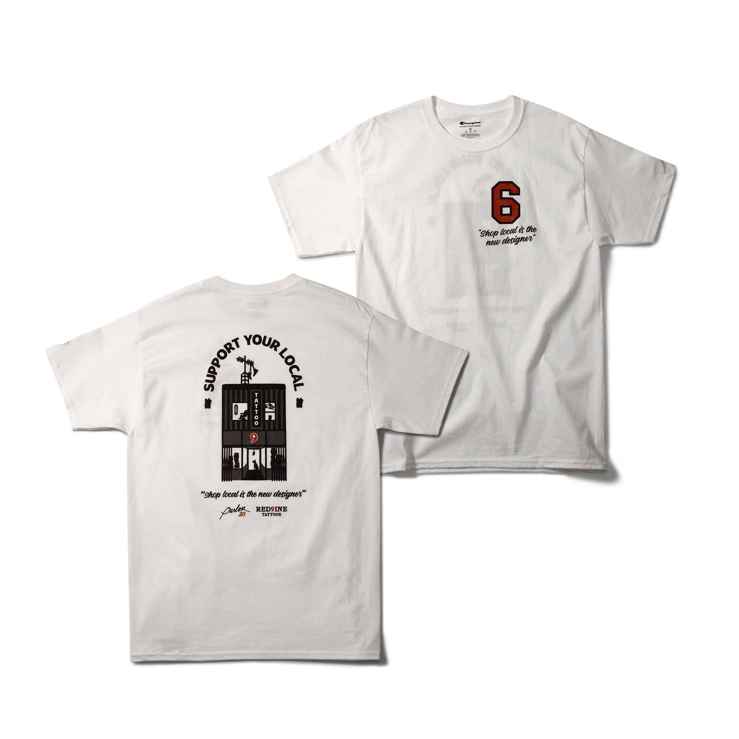 Parlor 23 X Champion "Support Your Local" T-Shirt