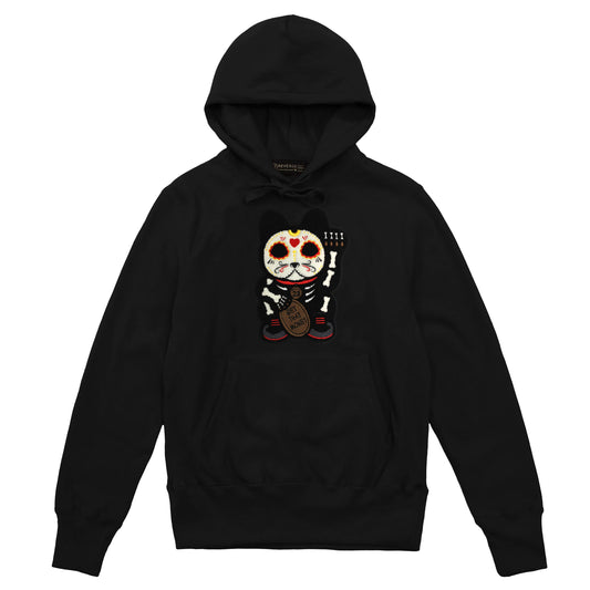 Parlor 23 "Chenille Skeleton Cat" X Redwood Classics Hoodie