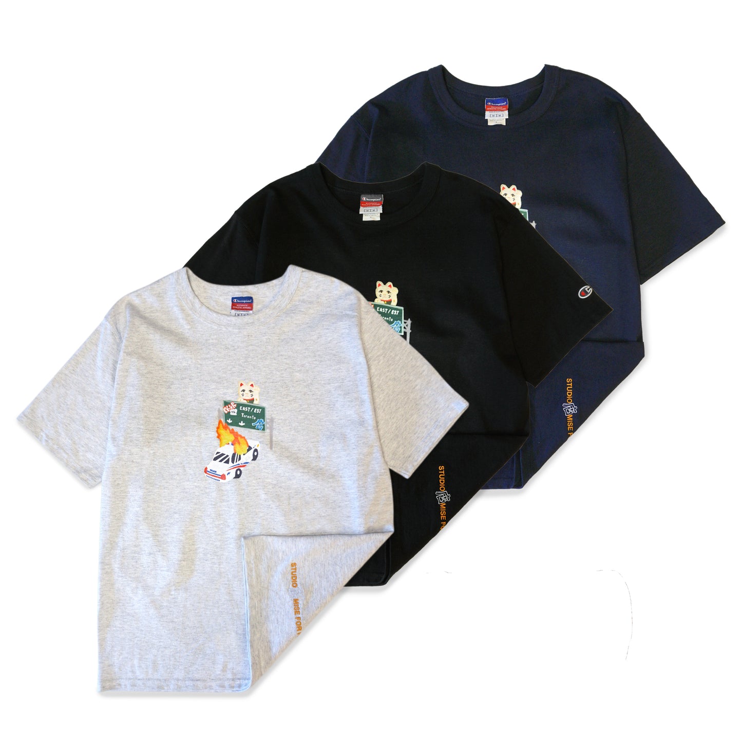 Parlor 23 x Studio 店 Mise "Collab" Champion Heritage T-Shirt