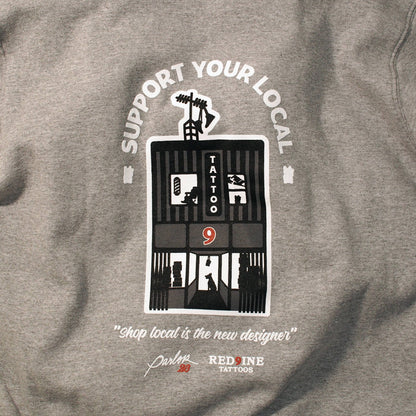 Parlor 23 X Champion "Support Your Local" Zip Hoodie