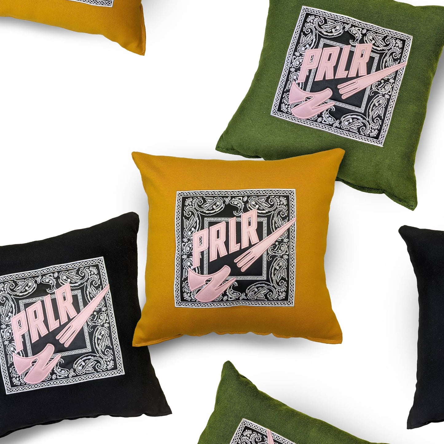 Parlor 23 "Swoosh Bandana" Pillow
