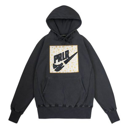 Parlor 23 "Swoosh Stars" x Redwood Classics Hoodie Black Wash