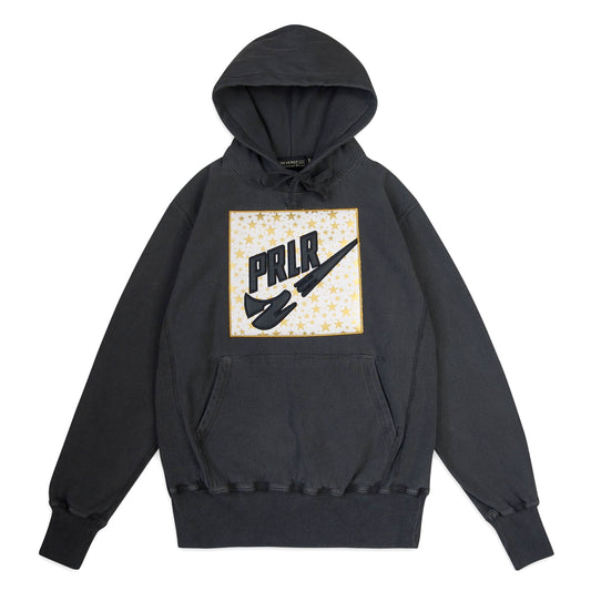 Parlor 23 "Swoosh Stars" x Redwood Classics Hoodie Black Wash