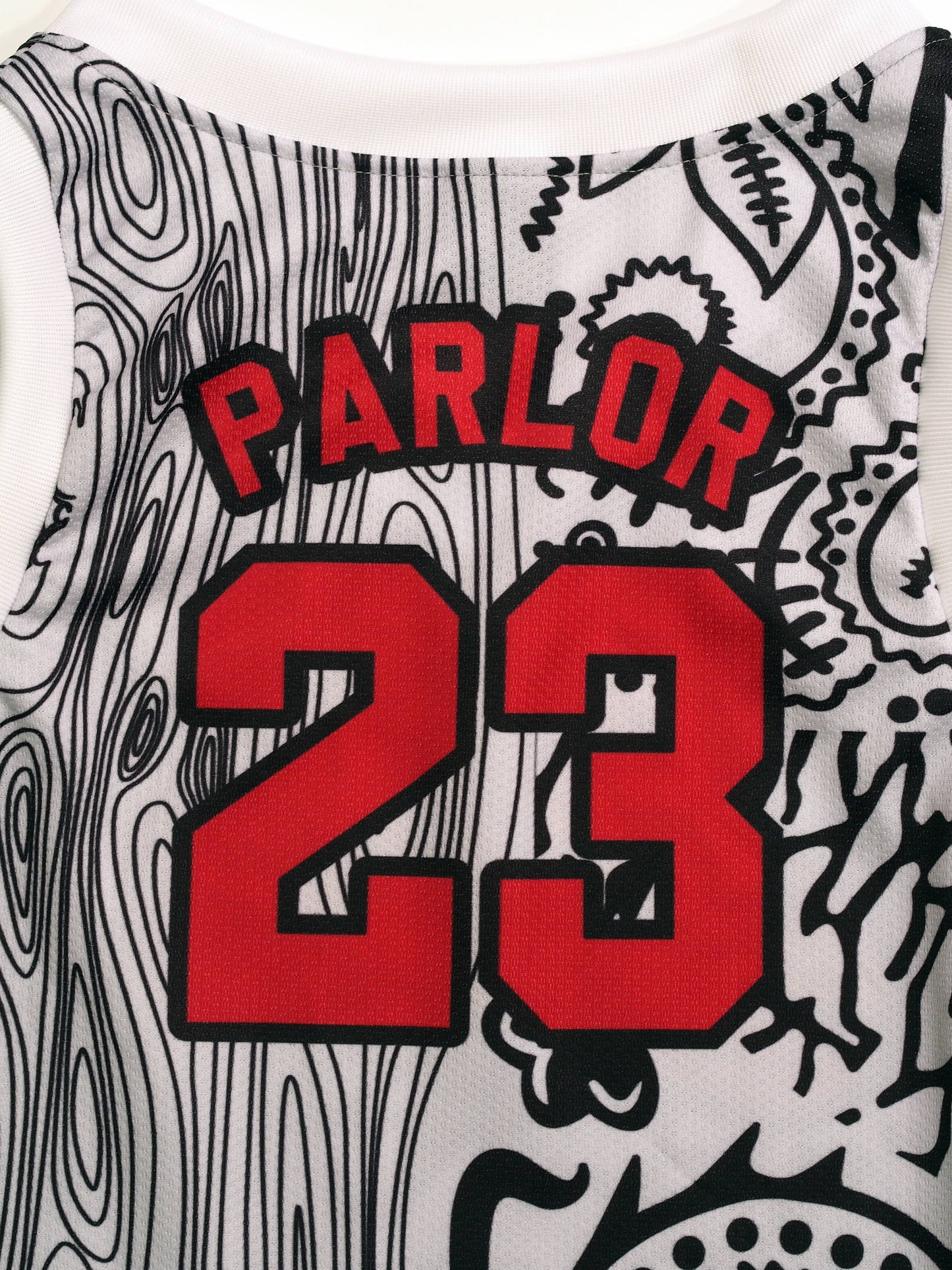 Parlor 23 "What Da" Youth Made In Canada Basketball Jersey
