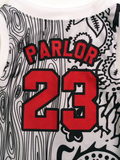 Parlor 23 "What Da" Youth Made In Canada Basketball Jersey