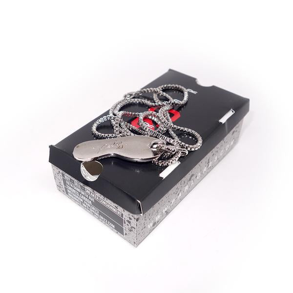 Parlor 23 "Sole" Pendant & Micro Book Link Chain