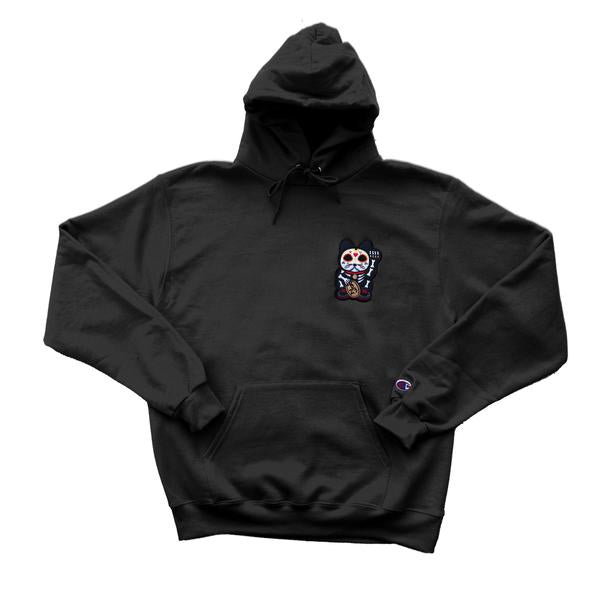 Parlor 23 X Champion Embroidered "Skeleton Get that Money" Hoodie