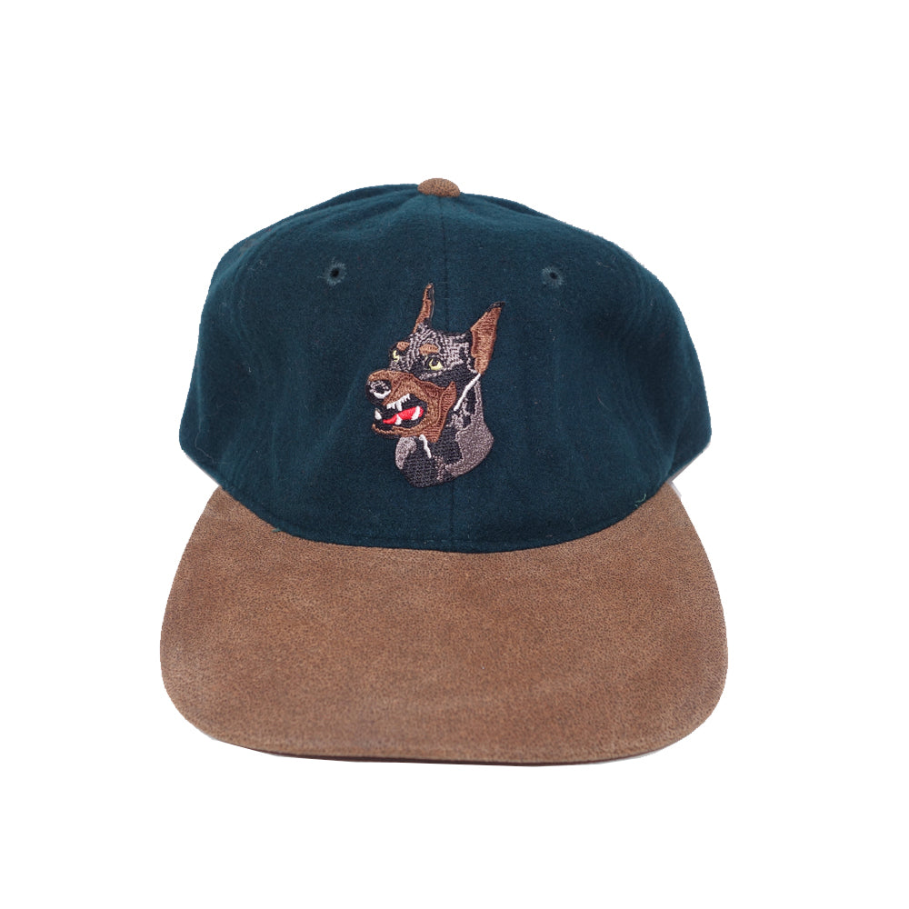Parlor 23 "Krueger" (Forest Green Wool/Leather) Strapback
