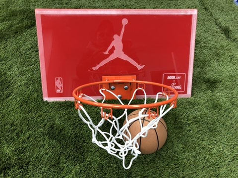 MSN Lazer "Jordan Red Mirror" Mini Hoop